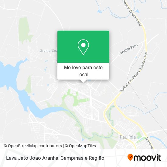 Lava Jato Joao Aranha mapa