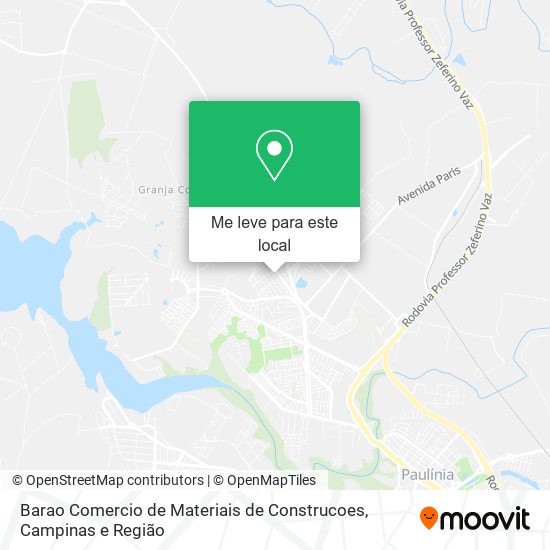 Barao Comercio de Materiais de Construcoes mapa