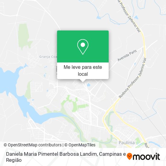 Daniela Maria Pimentel Barbosa Landim mapa