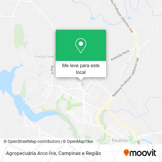 Agropecuária Arco-Íris mapa