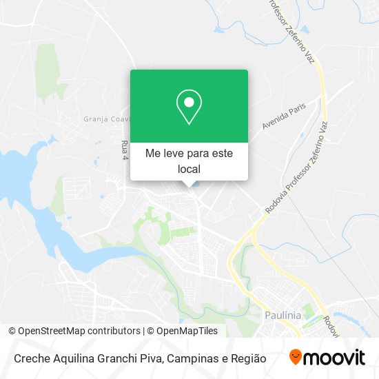 Creche Aquilina Granchi Piva mapa