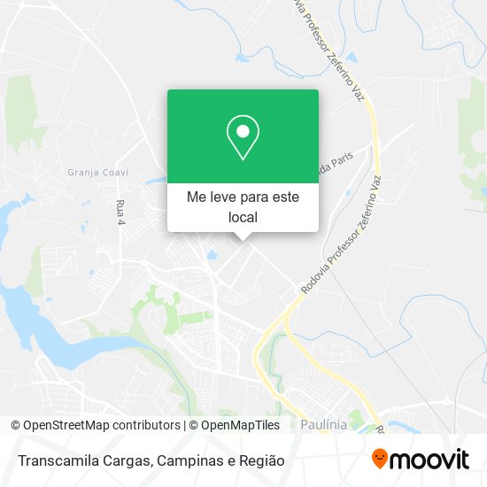 Transcamila Cargas mapa