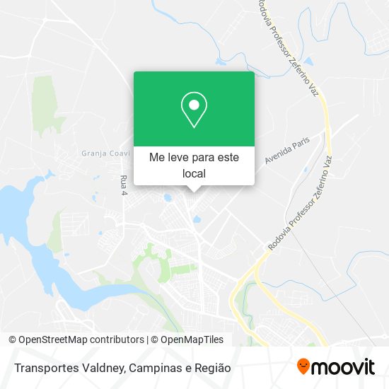 Transportes Valdney mapa