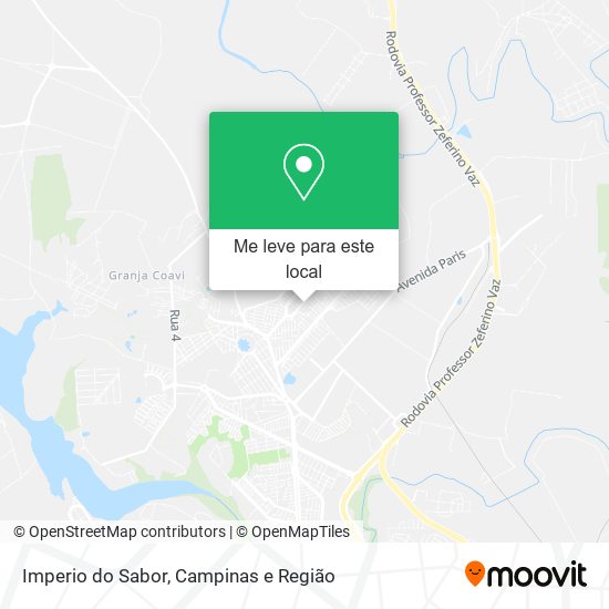 Imperio do Sabor mapa