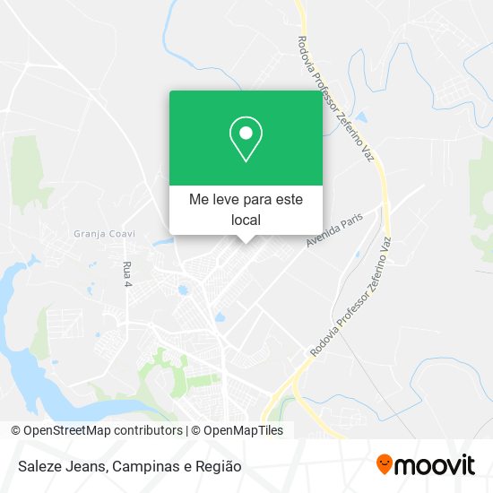 Saleze Jeans mapa