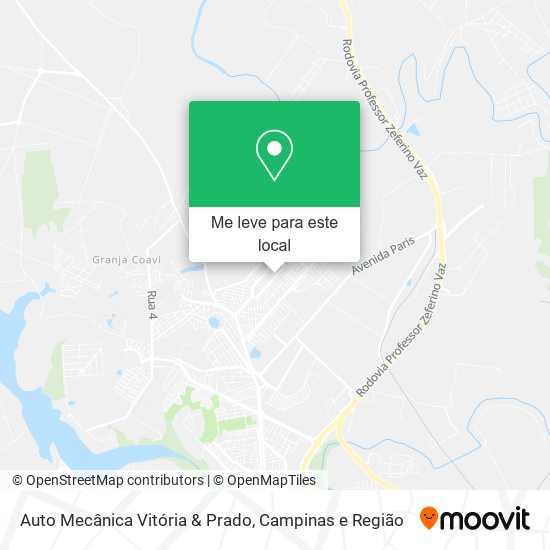 Auto Mecânica Vitória & Prado mapa