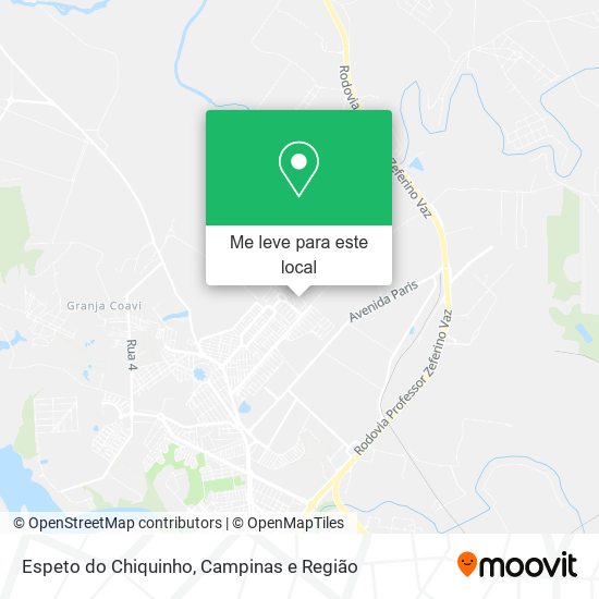 Espeto do Chiquinho mapa