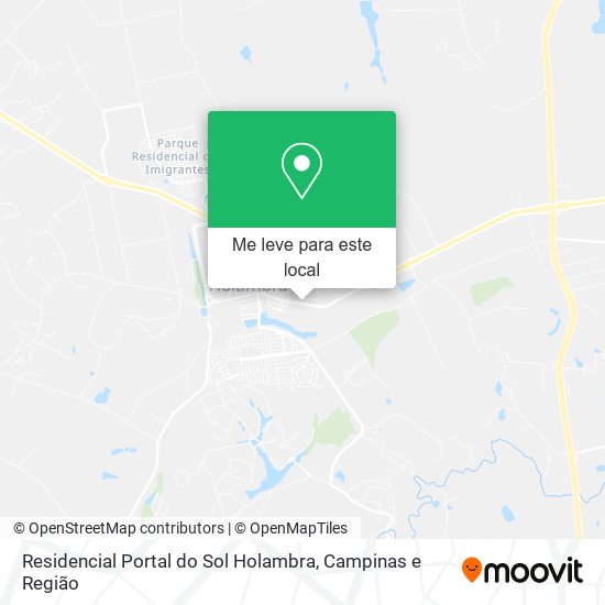 Residencial Portal do Sol Holambra mapa