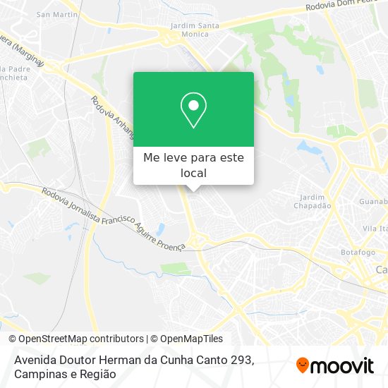 Avenida Doutor Herman da Cunha Canto 293 mapa