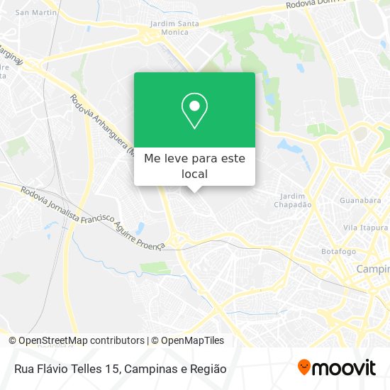 Rua Flávio Telles 15 mapa
