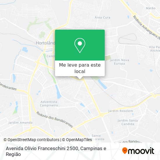 Avenida Olívio Franceschini 2500 mapa