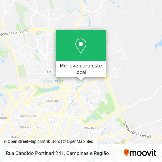 Rua Cândido Portinari 241 mapa