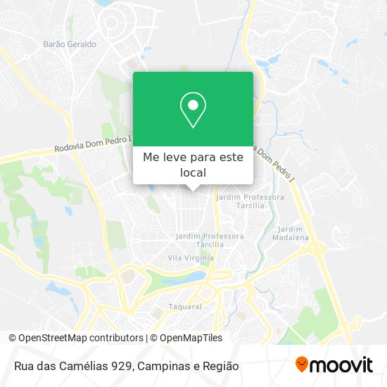 Rua das Camélias 929 mapa
