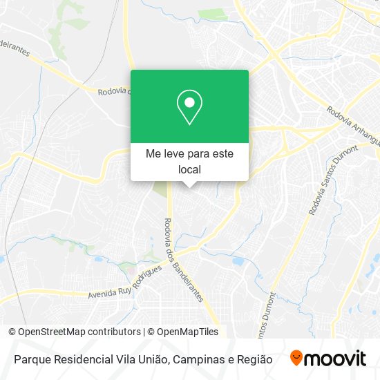 Parque Residencial Vila União mapa