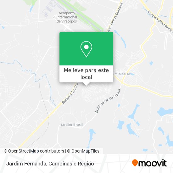 Jardim Fernanda mapa