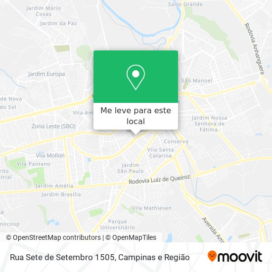 Rua Sete de Setembro 1505 mapa