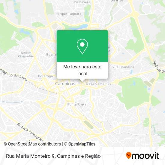 Rua Maria Monteiro 9 mapa