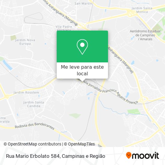 Rua Mario Erbolato 584 mapa