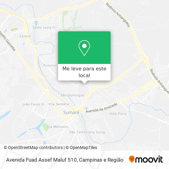 Avenida Fuad Assef Maluf 510 mapa