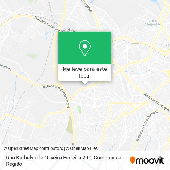 Rua Kathelyn de Oliveira Ferreira 290 mapa