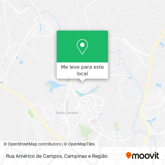 Rua Américo de Campos mapa