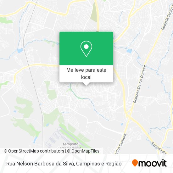 Rua Nelson Barbosa da Silva mapa