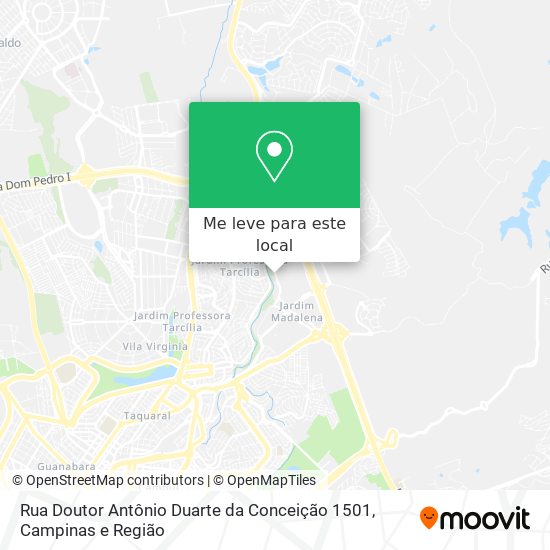 Rua Doutor Antônio Duarte da Conceição 1501 mapa