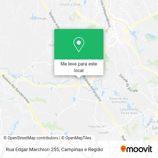 Rua Edgar Marchiori 255 mapa