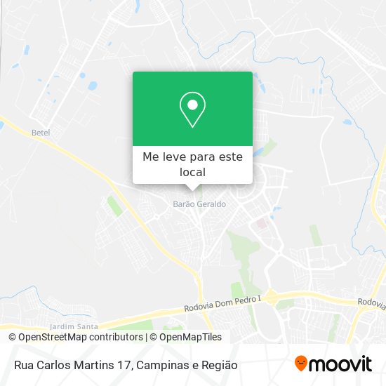 Rua Carlos Martins 17 mapa