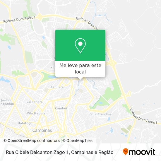 Rua Cibele Delcanton Zago 1 mapa