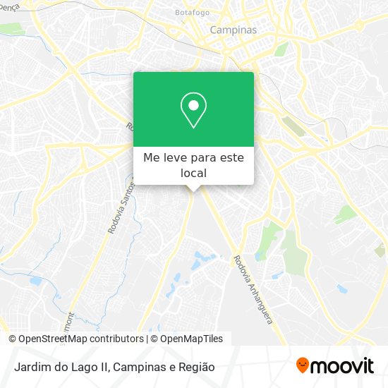 Jardim do Lago II mapa