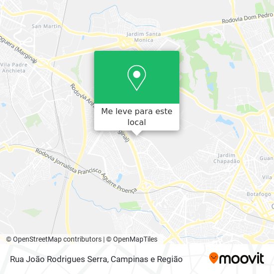 Rua João Rodrigues Serra mapa