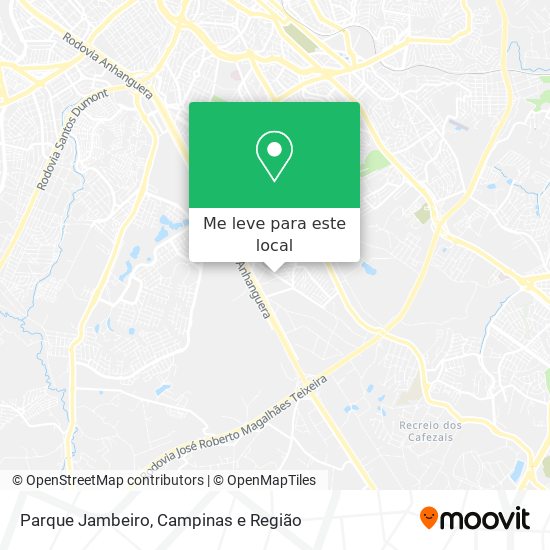 Parque Jambeiro mapa