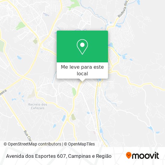 Avenida dos Esportes 607 mapa
