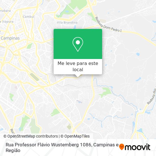 Rua Professor Flávio Wustemberg 1086 mapa