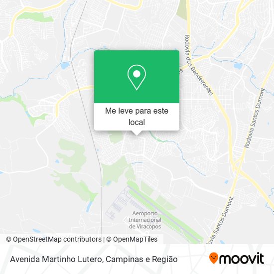 Avenida Martinho Lutero mapa