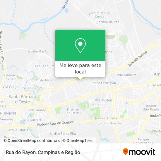 Rua do Rayon mapa