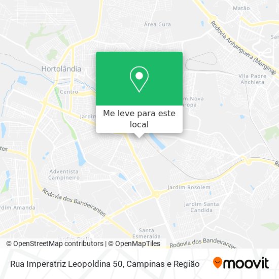 Rua Imperatriz Leopoldina 50 mapa