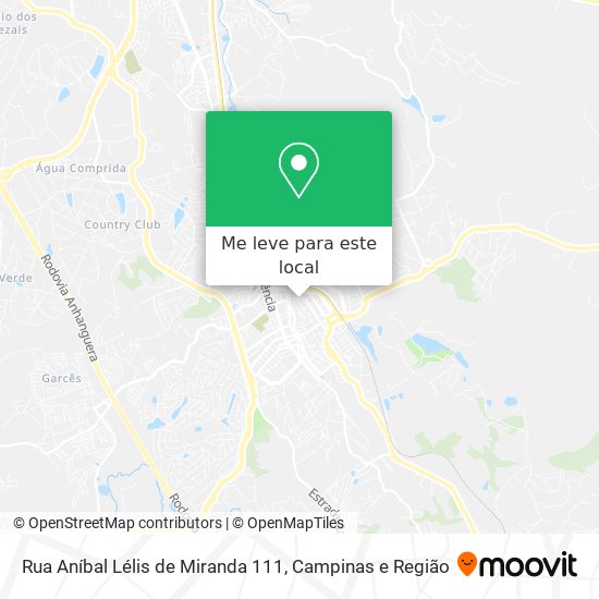 Rua Aníbal Lélis de Miranda 111 mapa