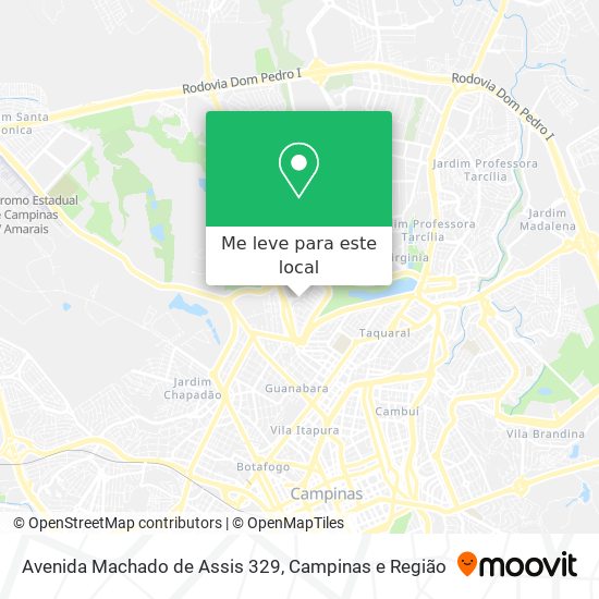 Avenida Machado de Assis 329 mapa
