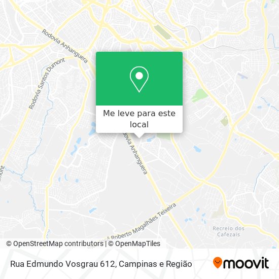 Rua Edmundo Vosgrau 612 mapa
