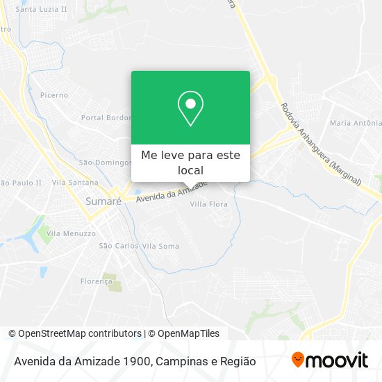 Avenida da Amizade 1900 mapa