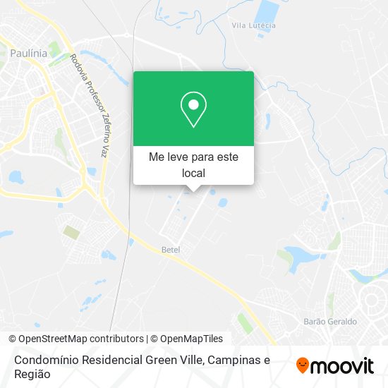 Condomínio Residencial Green Ville mapa