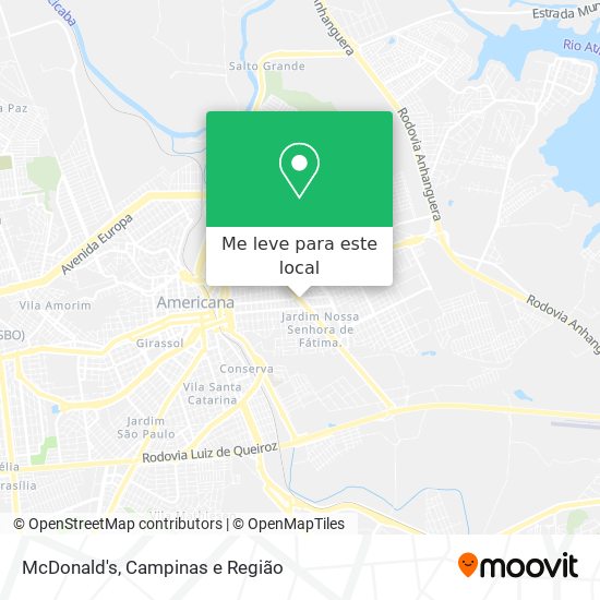 McDonald's mapa