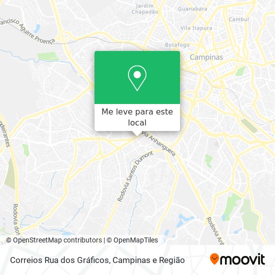 Correios Rua dos Gráficos mapa