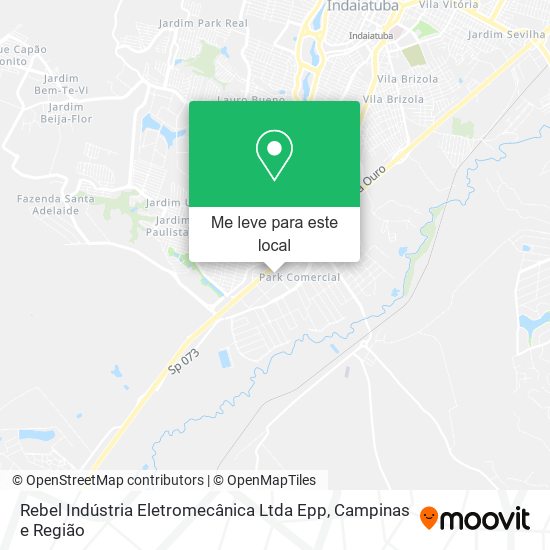 Rebel Indústria Eletromecânica Ltda Epp mapa