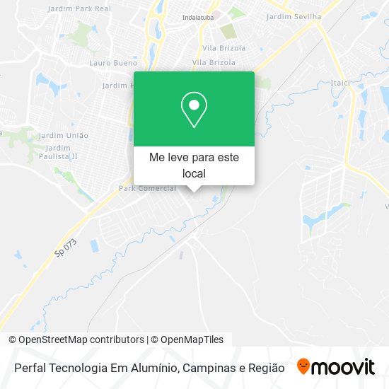 Perfal Tecnologia Em Alumínio mapa