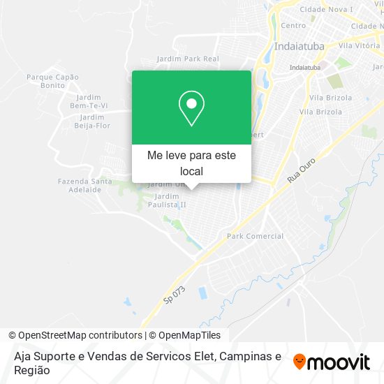 Aja Suporte e Vendas de Servicos Elet mapa