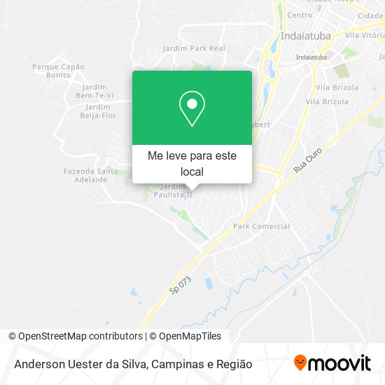 Anderson Uester da Silva mapa