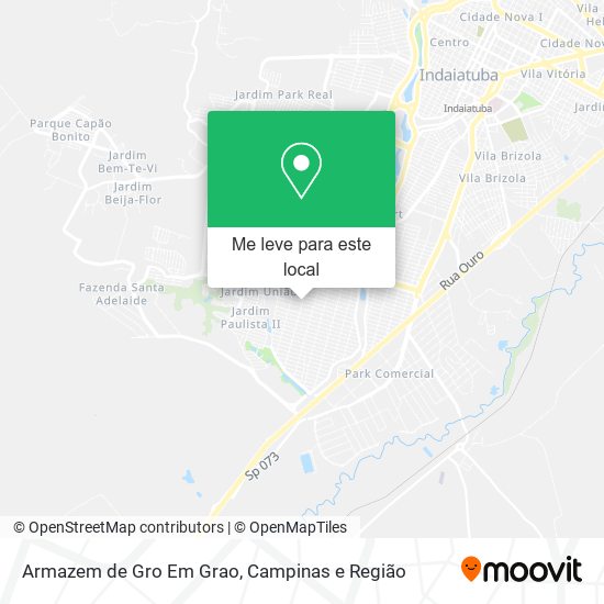 Armazem de Gro Em Grao mapa